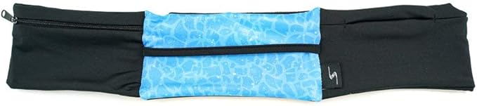 3 Pocket Adjustable Running Belt Waist Pack, Fanny Pack For Working Out With Sweat Resistant Backing, Holds All iPhone Models