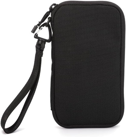 Passport Organizer Durable CORDURA Travel Wallet with Secure Clip & Smooth Zipper