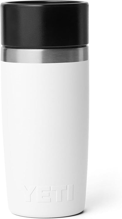 YETI Rambler 12 oz Travel Bottle, Stainless Steel, Vacuum Insulated with Leakproof Commuter Cap, White