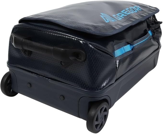 Gregory Alpaca 40L Water-Resistant Adventure Travel/Gear Organization Wheeled Duffle Bag with Packing Cube Included, Slate Blue