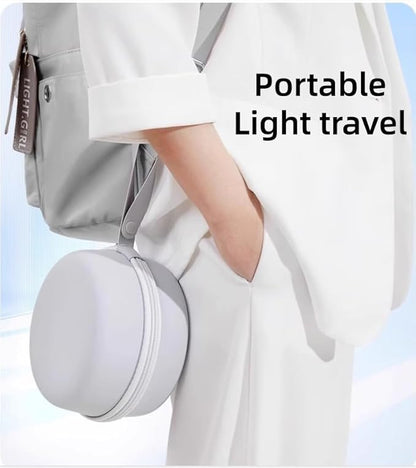 Travel Pillow with Extra Large Hood Rollable Airplant Hooded Neck Pillow with Memory Foam Filling and Removable, Skin-Friendly Cover with a Carrying Pouch