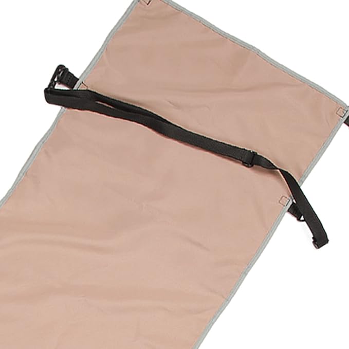 Ergonomic Adjustable Foot and Heel Hammock Cover, Comfort Airplane Footrest, Adjustable Portable Air Plane Flying Travel Foot Rest for Outdoor Travel Bus (Khaki)