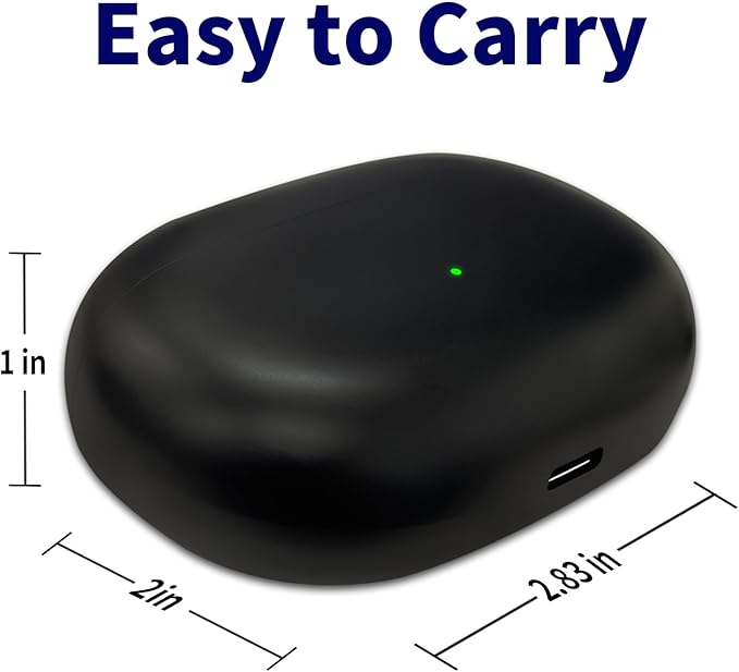 Charging Case Replacement Compatible with Beats Solo Buds (2024), Charger with Bluetooth Pairing Sync Button & 660mAh Built-in Battery (Not Include Earbuds)