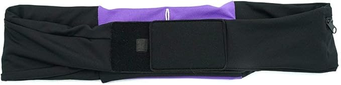 3 Pocket Adjustable Running Belt Waist Pack, Fanny Pack For Working Out With Sweat Resistant Backing, Holds All iPhone Models