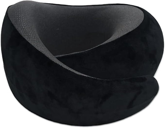 Snail Flexible Neck Pillow, Airplane Travel Pillow, Premium Memory Foam Travel Pillow, 360° Ergonomic Design, Asymmetrical Sides, Suitable for Office, Automotive, Washable Pillowcase