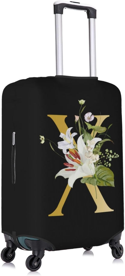 Decorative X Suitcase Protectors Elastic Washable Luggage Covers With Concealed Zippers For 18-32 Inch Luggage (Size Xl: Fits 29-32 Inch)