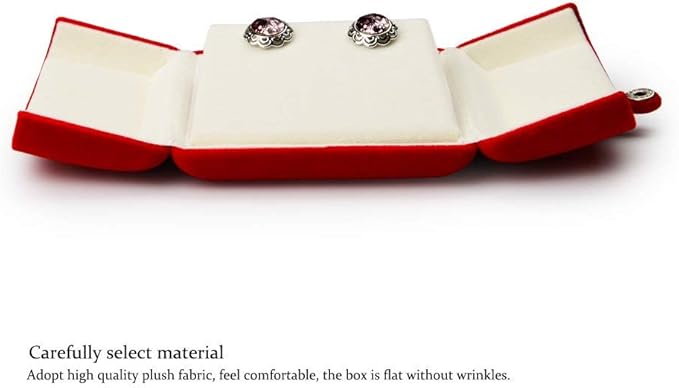 Oirlv Multifunctional Jewelry Box Velvet Pendant Necklace Gift Box Storage Case