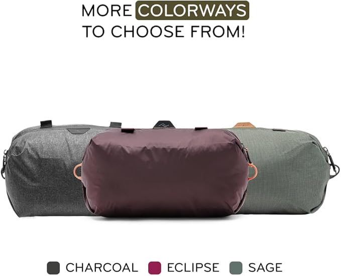 Peak Design Shoe Pouch, Eclipse, Ultralight Travel Organizer Bag for Shoes or Other Items, Weatherproof Shell, Packs into Itself, Fits 1–2 Pairs of Shoes, Works with Peak Design Travel Bags