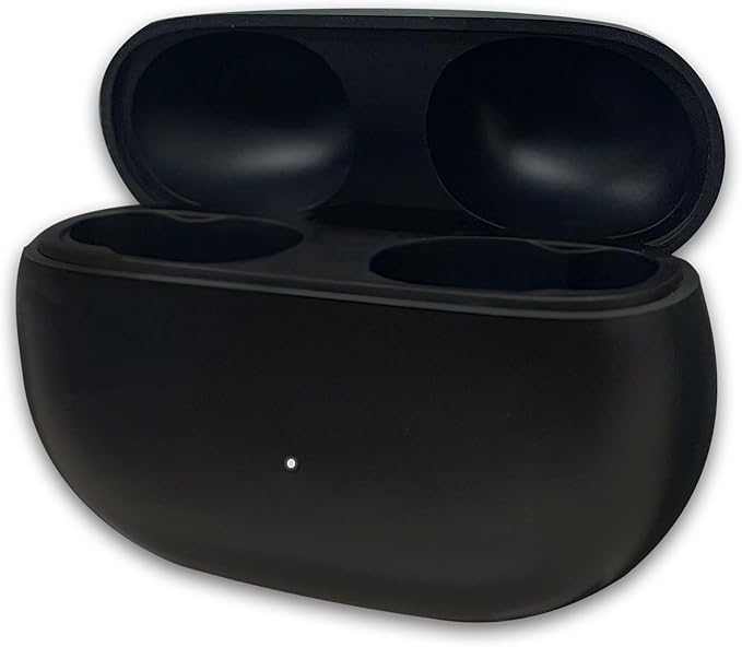 Charging Case Replacement Compatible for Beats Studio Buds Wireless Earbuds (Not Include Earbud) Type-C Protective Case (Black) Bluetooth Pairing Sync Button
