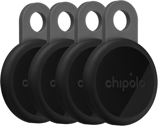 Chipolo LOOP - Rechargeable Bluetooth Tracker for Key and Pocket Location, Compatible with Apple or Google, Call Your Phone & Out of Range Alerts for Android