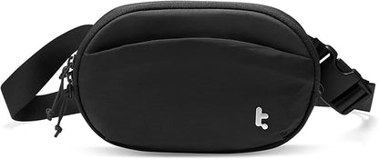 tomtoc Belt Bag with RFID Blocking, 1.5L Cross Body Fanny Pack for Women Men, Sling Waist Bags with Adjustable Strap for Travel Walk