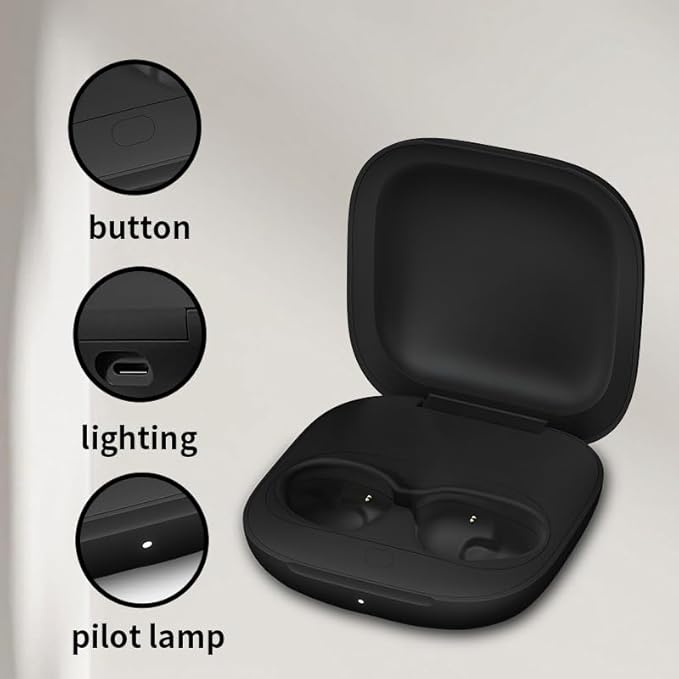 Charging Case Replacement for Beats Fit Pro, 700mAh Portable Replacement Charger Case with Bluetooth Pairing Sync Button (Earbuds Not Included)