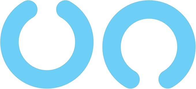 Hush Hoops Ear Plugs, Ultra-Soft Reusable Silicone Plugs with Horseshoe Shape for Comfort, Designed for Sleep and Sound Suppression, 17dB (NRR) Noise Reduction Rating, Cream, 1 Pair with Travel Case