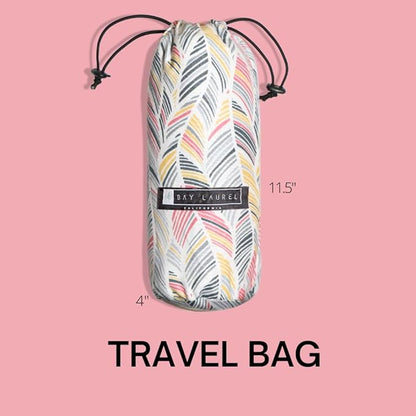 BAY LAUREL Turkish Beach Towel with Travel Bag 39 x 71 Quick Dry Sand Free Lightweight Large Oversized Towels Light