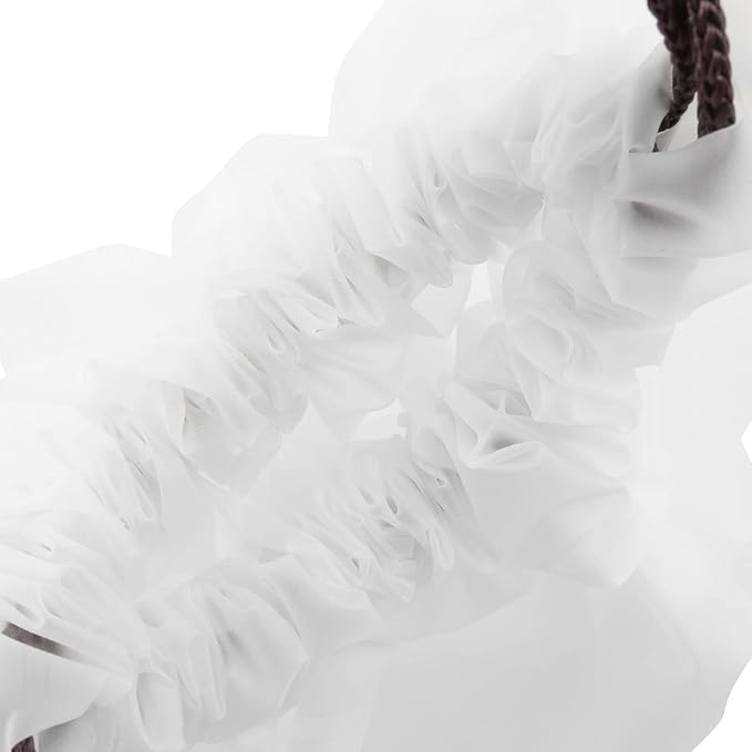 HAKZEON 100 PCS 16x20 Inch Clear Plastic Drawstring Bags, Portable Translucent Shoes Storage Organizers Pouch with Rope, Thickness 2 Mil Travel Bags for Sneakers, Dress Shoes, Slippers, Sandals