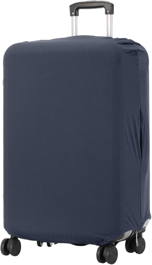 uxcell Luggage Cover for Suitcase Protector, Fit 26-28 Inch Luggage Elastic Suitcase Cover Scratch-Resistant Covers for Travel Business Trips, Navy Blue (L)