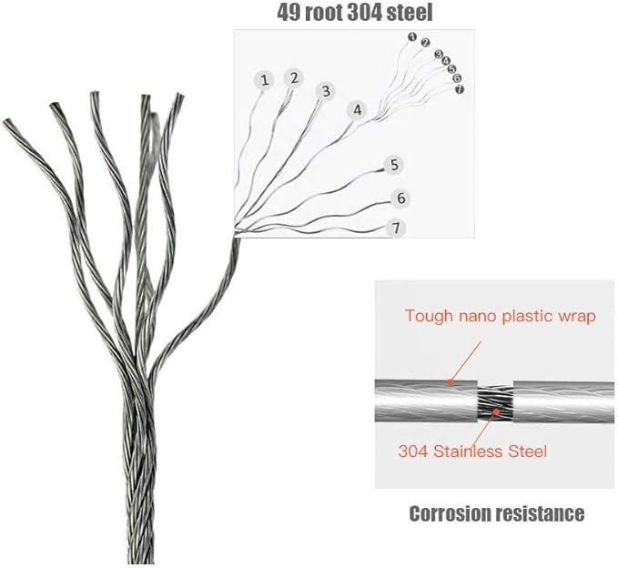 JOOM Retractable Clothesline Indoor Double Clothes Lines retracting | Heavy Duty for Drying Laundry line Outdoor|Wall Mounted Stainless Steel 13.8Feet Two line (Gold)