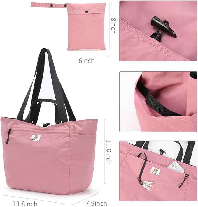 VanFn Foldable Travel Totes Duffel Bag - Gym & Weekend Bag, Luggage Duffle - P.Travel Series