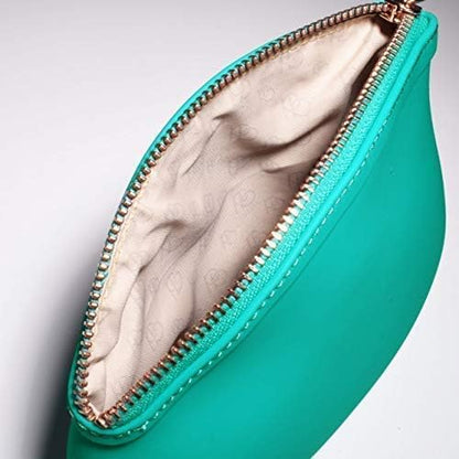 Small Makeup Bag by Pudinbag | The Premium Silicone Purse Bag | Vegan Hygenic Eco-friendly | Water and Heat Resistant