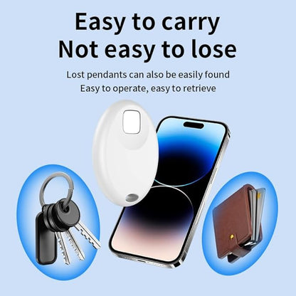 Bluetooth Air Tracker Tags Works with Apple Find My APP (iOS 14.5 Above Only), Smart Tag Item Finders for Key, Luggage, Backpack and More, IP67 Waterproof Tracking Tags (White, 5 Pack)