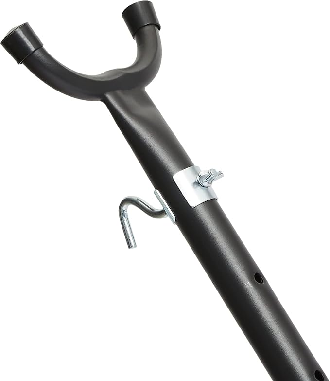 Amazon Basics 2 Person Heavy Duty Hammock Stand for Outside, Includes Portable Carrying Case, 9 foot, Black