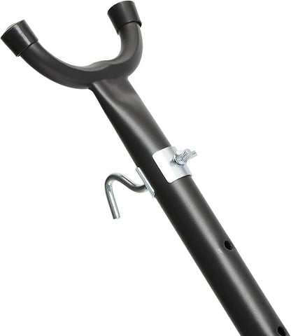 Amazon Basics 2 Person Heavy Duty Hammock Stand for Outside, Includes Portable Carrying Case, 9 foot, Black