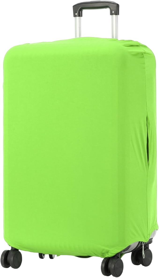 uxcell Luggage Cover for Suitcase Protector, Fit 26-28 Inch Luggage Elastic Suitcase Cover Scratch-Resistant Covers for Travel Business Trips, Green (L)
