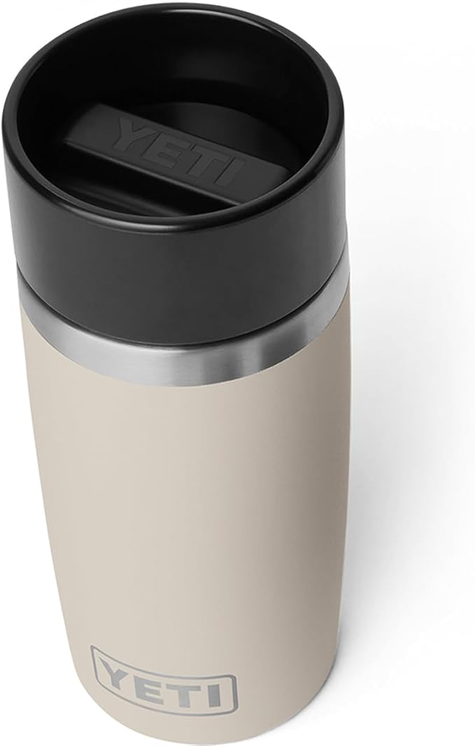 YETI Rambler 12 oz Travel Bottle, Stainless Steel, Vacuum Insulated with Leakproof Commuter Cap, Cape Taupe