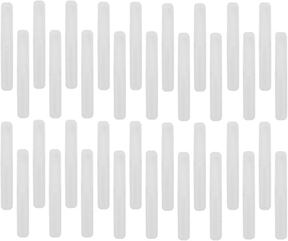 36 Pack Travel Toothbrush Containers Case Portable Plastic Breathable Toothbrush Holder Storage Dust-Proof and Sanitary for Travel Camping School Business (Clear 36pcs)