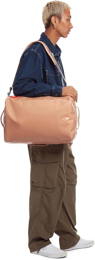 Baboon to the Moon Go-Bag Mini Duffle Bag - Detachable Straps, Stylish, Compact, TSA Approved Carry On Travel Duffel Bag in Multiple Colors, Durable, Water Resistant for Men and Women (Maple Sugar)