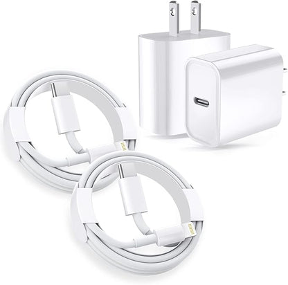 iPhone 13 14 Charger Cable,[Apple MFi Certified]2Pack iPhone Fast Charger 20W Type C Wall Charger Travel Plug Adapter USB C to Lightning Cable for iPhone 14/13 Pro Max/13 Mini/12/12 Pro Max/11 Pro Max