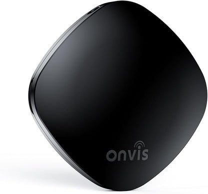 Onvis Item Finders Tracker Work with Apple Find My APP (iOS Only, Not for Android), Smart Bluetooth Locator for Keys, Luggage Suitcases, Bags Wallets, Backpack, IP67 Waterproof (4 Pack)