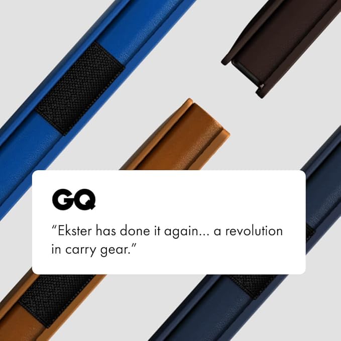 Ekster Men's Wallet PRO | RFID Blocking Parliament Leather Minimalist Wallet | Holds 14 Cards & Cash | Slim Cardholder for Men w/Push Button Designed for Quick Card Access | Brown