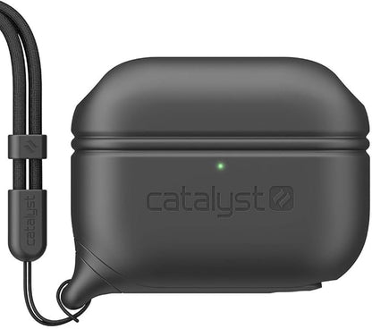 Catalyst Waterproof Case for AirPods Pro 2nd Generation and AirPods Pro 1st Generation - Wireless and USB-C Charging Compatible, One Piece Design, High Drop Protection Case with Lanyard