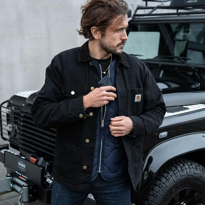 Ekster - Parliament Pop Up Wallet for Men - RFID Blocking Metal Card Holder Wallet with Push Button and Card Ejection - Minimalist Leather Tactical Daily Carry Parliament - Easy Access, Navy Color