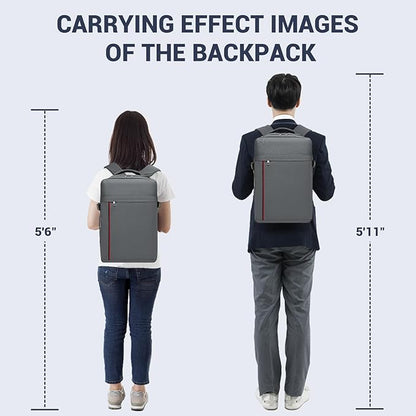 Kono Backpack Carry-on Bag 40x20x25 Carry-on Bag Airplane Travel 20L, 15.6-inch Laptop Backpack, for Men Women, Grey