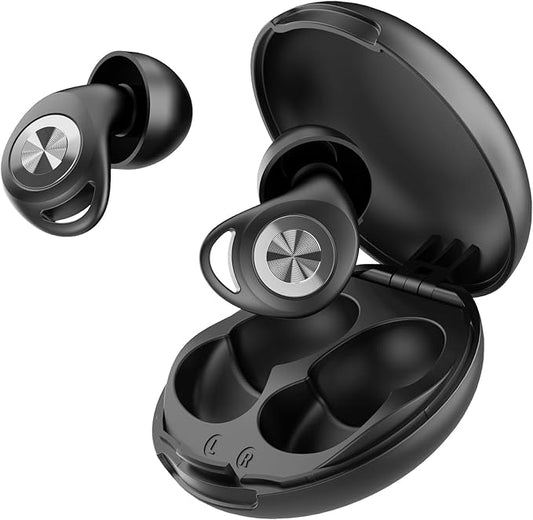 Ear Plugs for Sleeping Noise Cancelling, Ultra-Soft Silicone Ear Plugs for Sleep, 45dB Reusable Noise Cancelling Ear Plug Hearing Protection for Study/Work/Concert, EarPlugs with Case & 8 Eartips