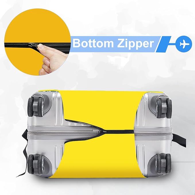 ANNA QUEEN Travel Luggage Cover Suitcase Protector Suitcase Cover Anti-Scratch,Stretchable Luggage Travel Bag Cover Washable
