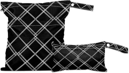 Laundry Shoe Bag,Shoe Washing Machine Bag with 2 Set,Wet Dry Bag for Baby Diapers,Dirty Yoga Gym Cloth,Toiletries,Beach,Swimsuit,Travel,Makeup Bag