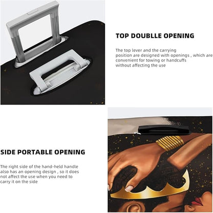 Suitcase Protector Cover - TSA Approved Luggage Cover - Washable, Anti-scratch - Small