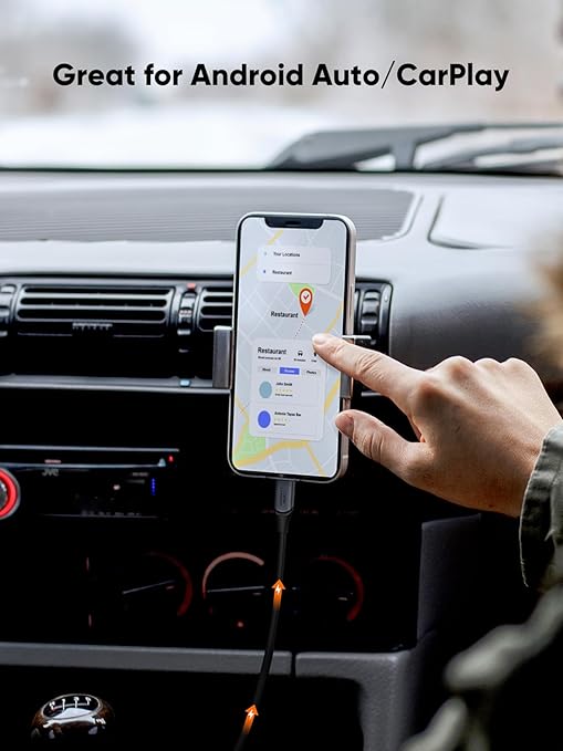 CableCreation USB C Data Cable 1.6FT, USB-A 3.2 Gen2 10Gbps, 3A Fast Charging, Support Android Auto & Carplay, Type-C External SSD, Galaxy S24, iPhone 15/16, Pixel, 0.5m