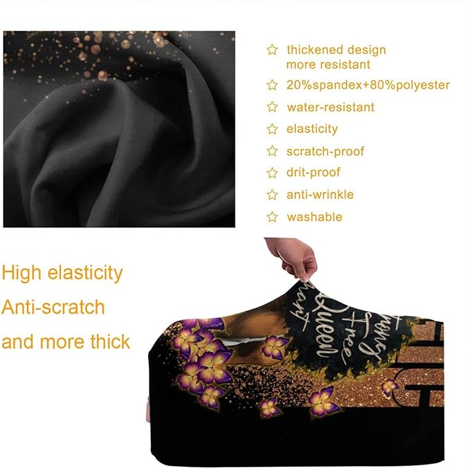 Travel Luggage Cover Washable Suitcase Protector Anti-Scratch Suitcase Cover Fits 18-32 Inch Luggage(M (for 22--24 inch luggage))