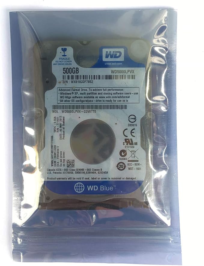 100pcs 5.9x7.87in/15x20cm Anti Static Bags,Premium ESD bags Resealable for 3.5'' SSD HDD with 100pcs Labels, Anti-static Bags for Hand Drive or Varieties of Electronic Device