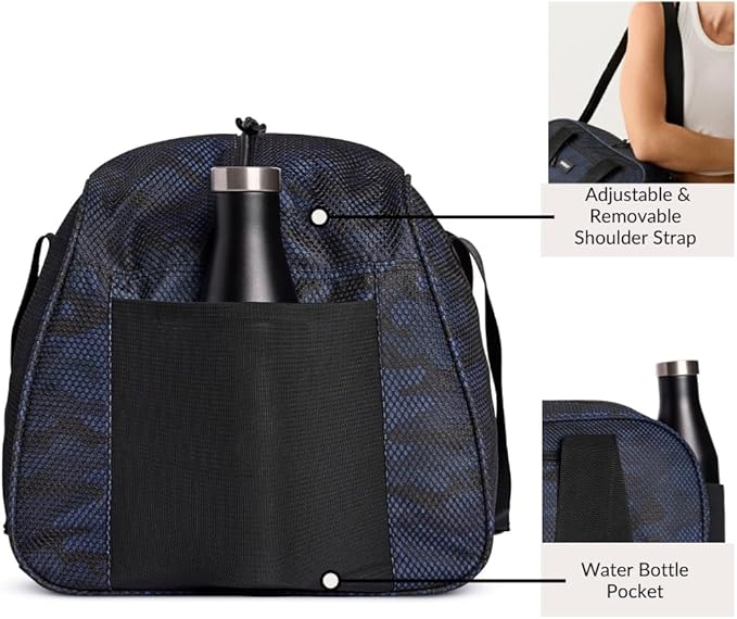 Vooray Burner Gym Duffel Bag, Gym Bag for Women and Men with Shoe Compartment, Weekender, Overnight & Travel Duffel for Sports and Workout