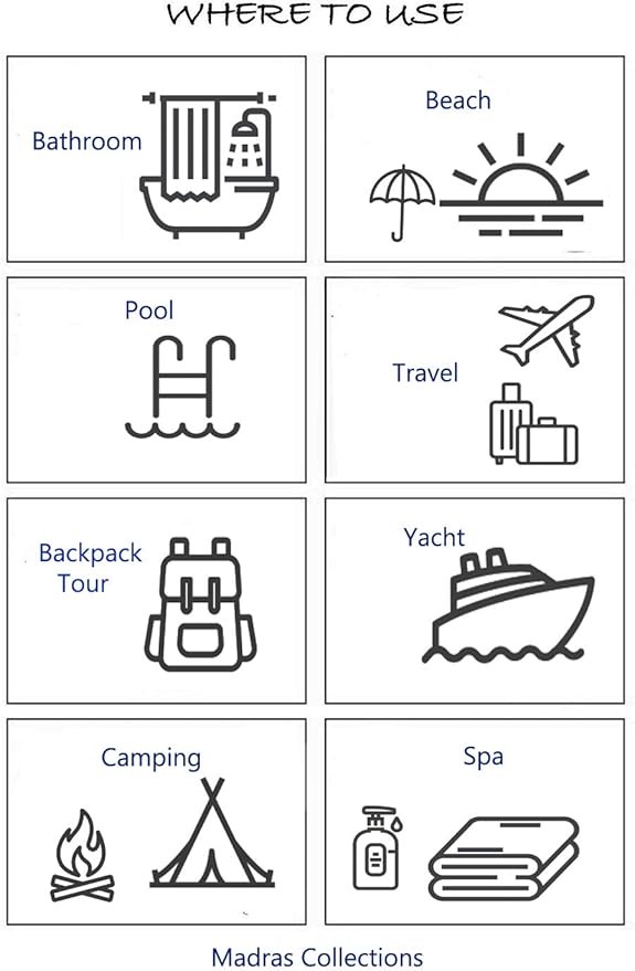 Beach Towel 100% Cotton Turkish Beach Towel Adult 38x70 Inch Pre-washed Absorbent Extra Large|Sand Free Quick Dry BathTowels|Lightweight Blanket|Travel Cruise Camping Spa Gym Yoga Sports Towel|Bark