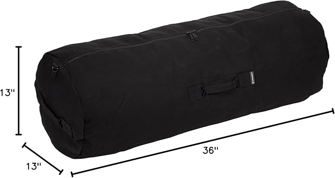 STANSPORT - Deluxe Duffel Bag With Zipper For Gym, Travel, & Storage