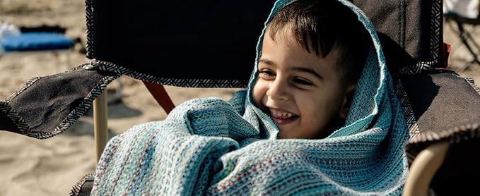 BAY LAUREL Turkish Beach Towel with Travel Bag 39 x 71 Quick Dry Sand Free Lightweight Large Oversized Towels Light