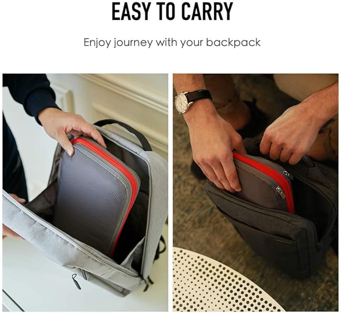 Bee Nesting Waterproof Compression Packing Cubes 5/6/8 sets, Large Travel Packing organizers for Carry on Luggage, 2 Sides Expandable Storage Bags (Dark Green, G5set)