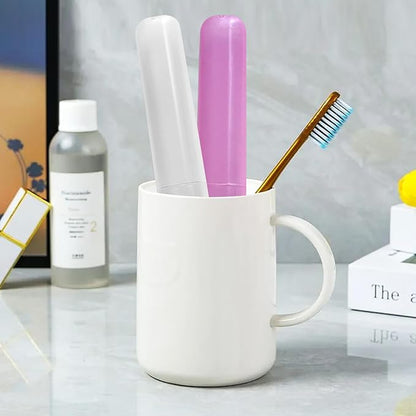 28 Pcs Travel Toothbrush Covers - 7 Color Portable Toothbrush Case, Tooth Brush Cover Cap in Bulk for Daily Use, Kids School & Trip, Camping, Vacation Essentials (Bulk Pack of 28)