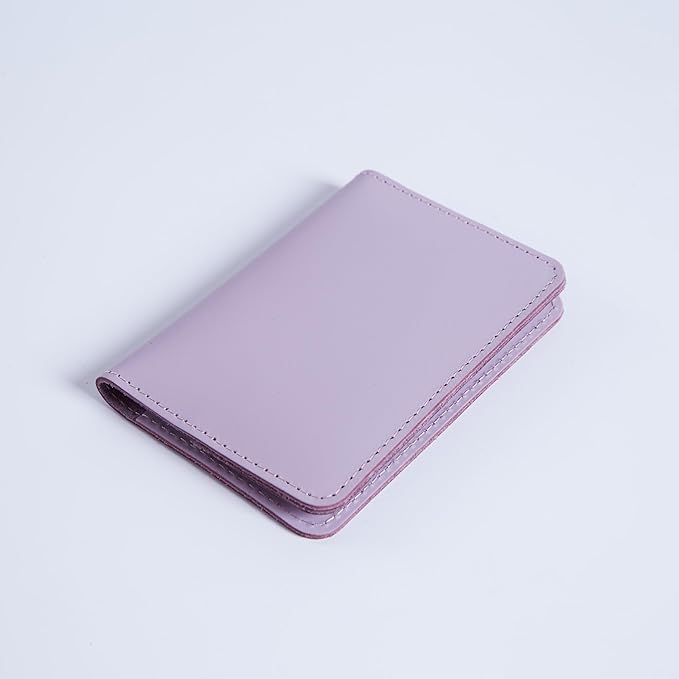 INCARNE US Leather Passport Holder for Travel - Passport Case - Passport Wallet for Men - Passport Cover for Women Sleeve Protector - Travel Essentials Vacation Luggage Travel Gifts - Classic Fuchsia